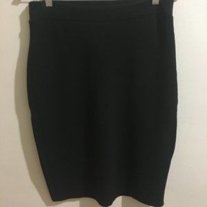 Black Knee Length Skirt - Item#32